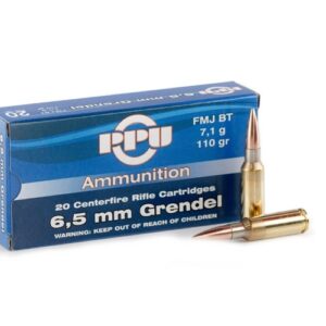 1000 Rounds Of Prvi Partizan 6.5 Grendel Ammo 110 Grain Full Metal Jacket Boat Tail