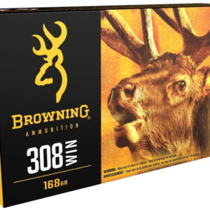 Browning BXC .308 Winchester 168 grain Controlled Expansion Terminal Tip Brass Cased 500 rounds