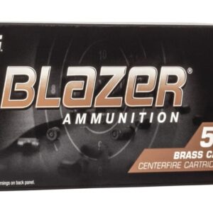 CCI Ammunition Blazer Brass .380 ACP 95 grain Full Metal Jacket Centerfire Pistol Ammunition 500 RDS
