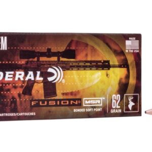Federal Premium FUSION MSR .223 Remington 62 grain Fusion Soft Point 500 rounds