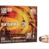 Federal Premium Centerfire Handgun Ammunition .500 S&W Magnum 325 grain Fusion Soft Point 250 rounds