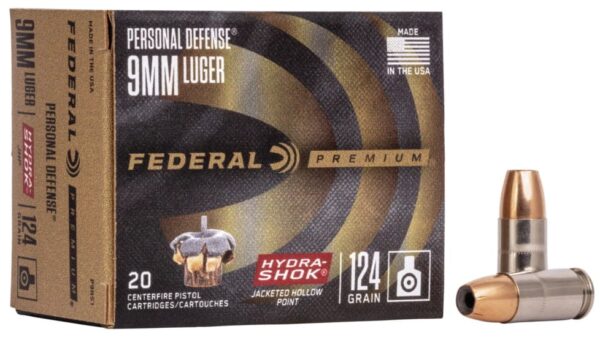 Buy Federal Premium-9mm-Luger +P 124 1000 RDS