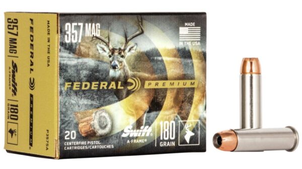 Federal Premium Centerfire Handgun Ammunition .357 Magnum 130 grain Hydra-Shok Jacketed Hollow Point Centerfire Pistol Ammunition PD357HS2 H Caliber: .357 Magnum, Number of Rounds: 500
