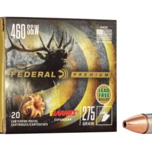 Federal Premium Centerfire Handgun Ammunition .460 S&W 275 grain Barnes Expander 500 rounds