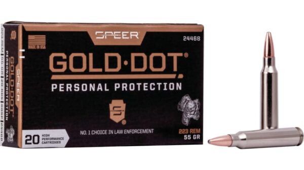 Federal Premium SPEER GOLD DOT .223 Remington 55 grain Speer Gold Dot Soft Point 500 rounds