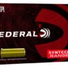 Federal Premium Centerfire Handgun Ammunition .38 Special 148 grain Synthetic Jacket Wadcutter Centerfire Pistol Ammunition 500 ROUNDS