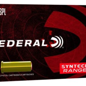 Federal Premium Centerfire Handgun Ammunition .38 Special 148 grain Synthetic Jacket Wadcutter Centerfire Pistol Ammunition 500 ROUNDS