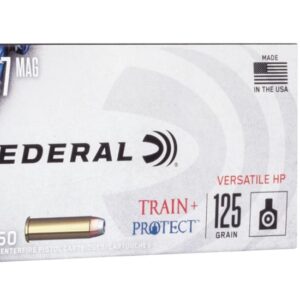 Federal Premium Centerfire Handgun Ammunition .357 Magnum 125 grain Versatile Hollow Point Centerfire Pistol Ammunition TP357VHP1 Caliber: .357 Magnum, Number of Rounds: 500