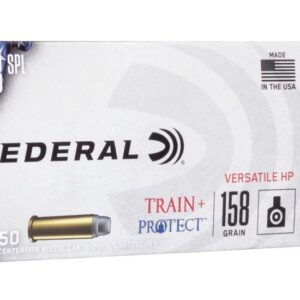 Federal Premium Centerfire Handgun Ammunition .38 Special 158 grain Versatile Hollow Point Centerfire Pistol Ammunition 500 ROUNDS