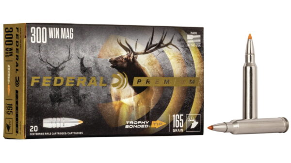 Federal Premium VITAL-SHOK .300 Winchester Magnum 165 grain Trophy Bonded Tip 500 rounds