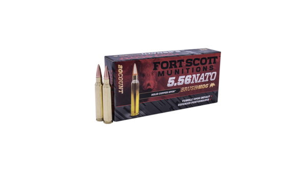 Fort Scott Munitions 5.56 NATO Copper 62 Grain  500 rounds