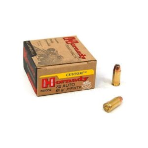 Hornady Custom .32 ACP 60 Grain eXtreme Terminal Performance Centerfire Pistol Ammunition 90062 Caliber: .32 ACP, Number of Rounds: 500