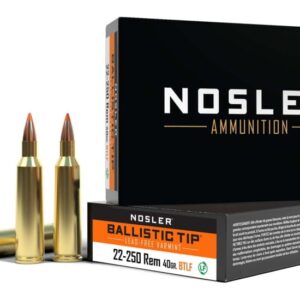 Nosler .22-250 Remington Ballistic Tip 40 grain Brass Cased