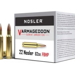Nosler .22 Nosler Flat Base Hollow Point 62 grain Brass 500 rounds