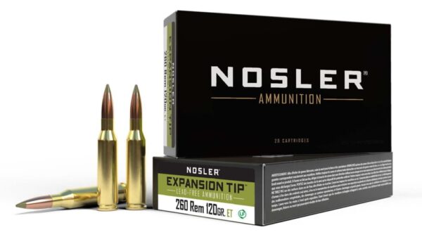 Nosler .260 Remington 120 Grain E-Tip Brass Cased 500 rounds