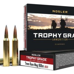 Nosler 7mm Remington Magnum Long Range AccuBond 168 grain Brass Cased 500 rounds