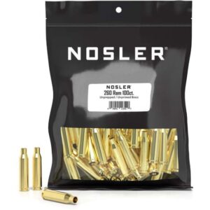 Nosler Bulk Rifle Brass .260 Remington 500 pieces