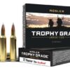 Nosler Trophy Grade .22 Nosler 70 Grain Jacketed Soft Point Brass Cased 500 rounds