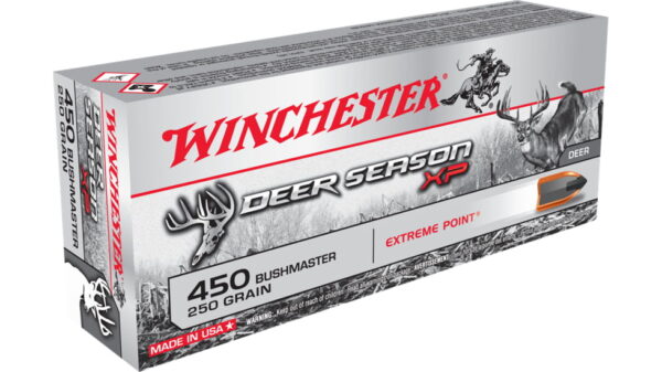 Winchester DEER SEASON XP .450 Bushmaster 250 grain Extreme Point Polymer Tip 500 rounds