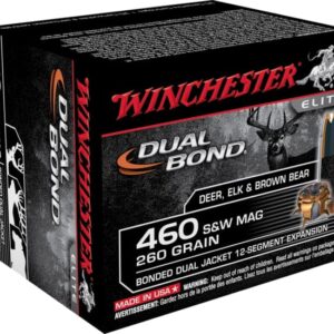 Winchester DUAL BOND HANDGUN .460 S&W 260 grain Bonded Dual Jacket 500 rounds