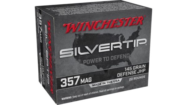 Winchester SUPER-X HANDGUN .357 Magnum 145 grain Silvertip Jacketed Hollow Point Centerfire Pistol Ammunition W357ST Caliber: .357 Magnum, Number of Rounds: 500
