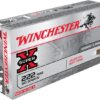 Winchester SUPER-X RIFLE .222 Remington 50 grain Jacketed Soft Point Brass Cased  500 rounds