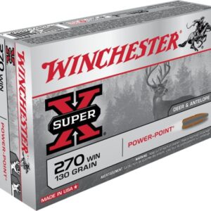 Winchester SUPER-X RIFLE .270 Winchester 130 grain Power-Point Brass Cased 500 round